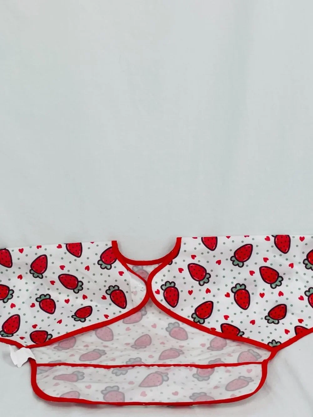 Baby to Toddler Strawberry Bib or Cutting Hair Cape